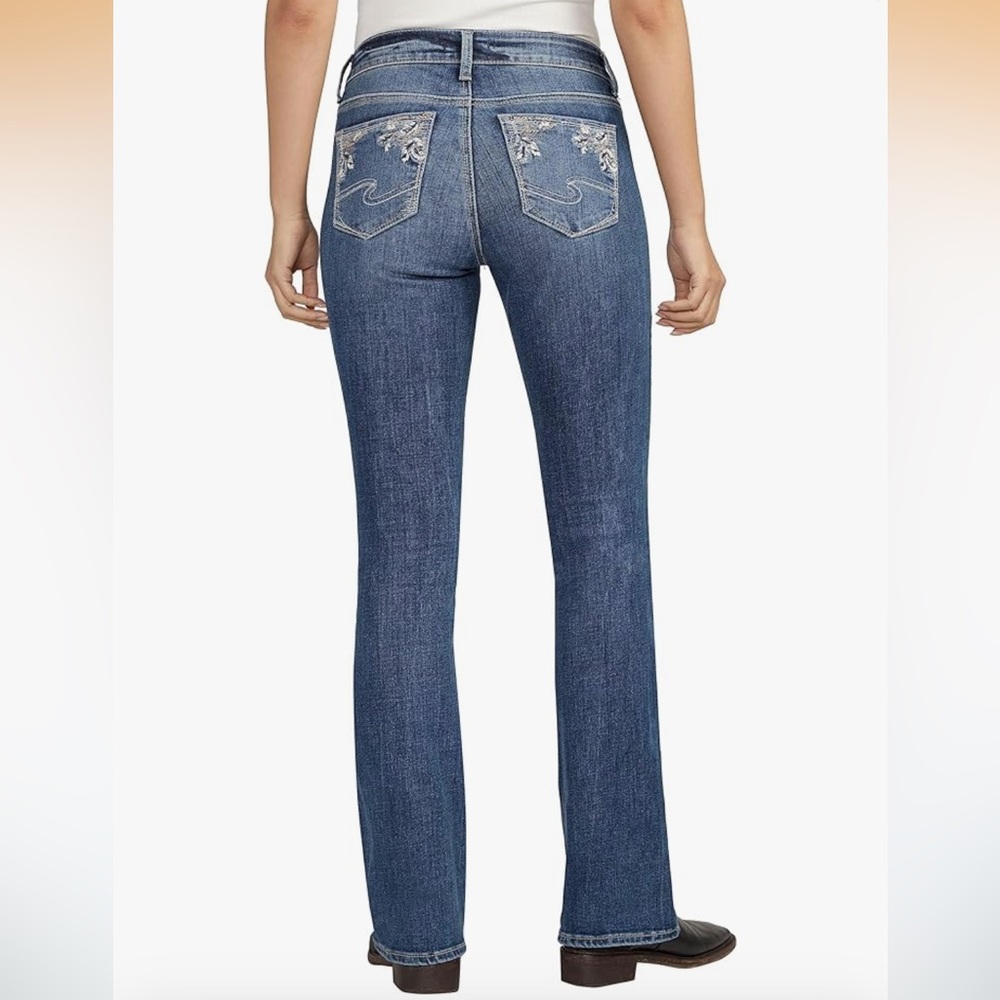 Silver Jeans Co Elyse Mid Rise Comfort Bootcut Medium Wash W30 L33